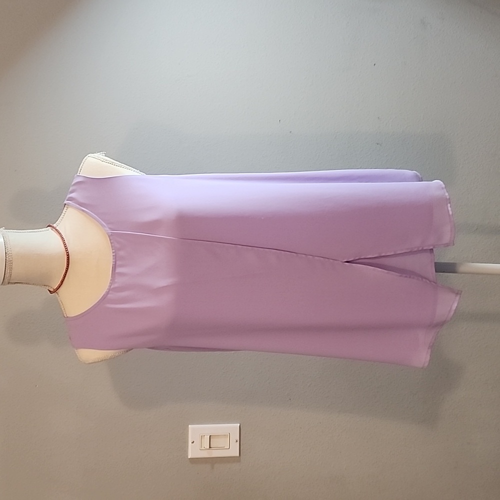Susan Graver lilac sleeveless top